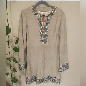 Tory Burch Studded Suede Dress
